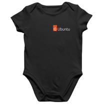 Body Bebê Algodão Ubuntu Linux - Foca na Moda Body Bebê Algodão Ubuntu Linux - Foca na Moda