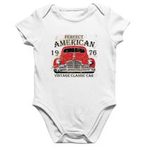 Body Bebê Algodão Vintage Classic Car - Foca na Moda Body Bebê Algodão Vintage Classic Car - Foca na Moda