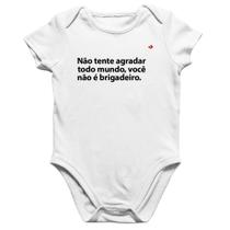 Body Bebê Algodão Você não é brigadeiro - Foca na Moda