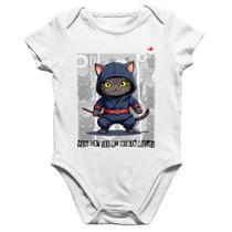 Body Bebê Algodão You cat see my ninja moves - Foca na Moda