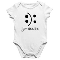 Body Bebê Algodão You Decide - Foca na Moda Body Bebê Algodão You Decide - Foca na Moda