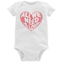 Body Bebê All We Need Is Love - Foca na Moda