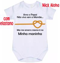 body bebê amo o papai não vivo sem a mamãe mas me amarro mesmo e na minha maninha cód 2503 body bebê amo o papai não vivo sem a mamãe mas me amarro mesmo e na minha maninha cód 2503