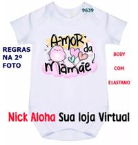 body bebê amor da mamãe cód 9639