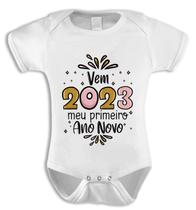 body bebê ano novo roupa de bebe réveillon bodie bebê meu primeiro reveillon