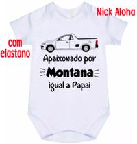 body bebê apaixonado por Montana igual a papai cód 9736