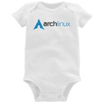 Body Bebê Arch Linux Logo - Foca na Moda