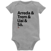 Body Bebê Arreda & Trem & Uai & Sô - Foca na Moda