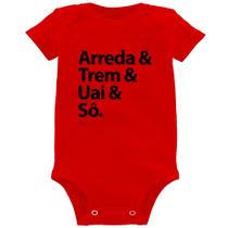 Body Bebê Arreda & Trem & Uai & Sô - Foca na Moda