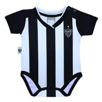 Body Bebê Atlético MG Jogo Listrado Oficial