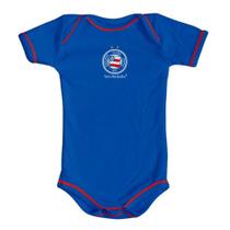 Body Bebê Bahia Azul Manga Curta Oficial Torcida Baby Body Bebê Bahia Azul Manga Curta Oficial Torcida Baby