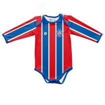 Body Bebê Bahia Listrado Longo Proteção UV Oficial Body Bebê Bahia Listrado Longo Proteção UV Oficial