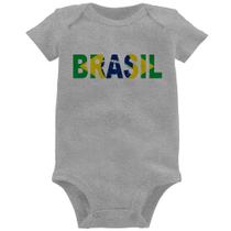 Body Bebê Bandeira Brasil Letras - Foca na Moda Body Bebê Bandeira Brasil Letras - Foca na Moda