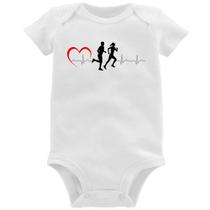 Body Bebê Batimentos Cardíacos Corrida Coração - Foca na Moda Body Bebê Batimentos Cardíacos Corrida Coração - Foca na Moda