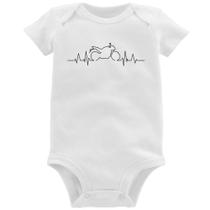 Body Bebê Batimentos Cardíacos Moto GP - Foca na Moda