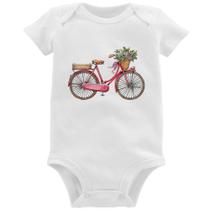 Body Bebê Bicicleta Vintage Romântica - Foca na Moda