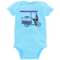 Body Bebê Bike Food - Foca na Moda