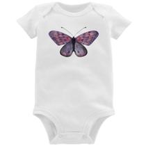 Body Bebê Borboleta Lilás - Foca na Moda