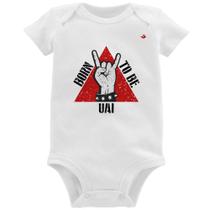 Body Bebê Born to be Uai Rock - Foca na Moda