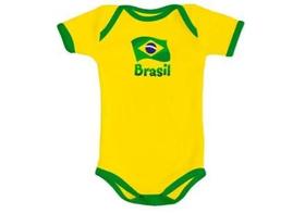 Body Bebê Brasil Copa Torcida Baby Body Bebê Brasil Copa Torcida Baby
