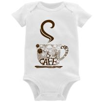 Body Bebê Café Coffee - Foca na Moda