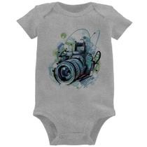 Body Bebê Câmera Fotográfica - Foca na Moda