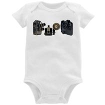 Body Bebê Câmeras Vintage - Foca na Moda