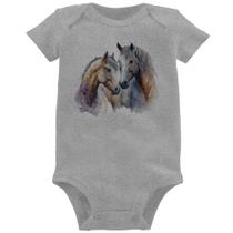 Body Bebê Cavalo e Égua - Foca na Moda