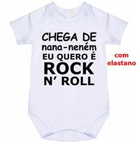 body bebê chega de nana neném quero rock n' roll cód 1225