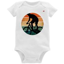 Body Bebê Ciclismo Vintage Sunset - Foca na Moda Body Bebê Ciclismo Vintage Sunset - Foca na Moda