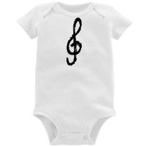 Body Bebê Clave De Sol Arte - Foca na Moda