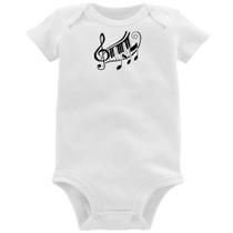 Body Bebê Clave De Sol Teclas - Foca na Moda Body Bebê Clave De Sol Teclas - Foca na Moda