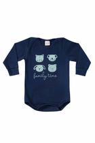 Body Bebê com Calça Little Pets em Cotton - Lua Encantada