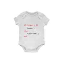 Body Bebê Comer ou Brincar