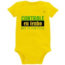 Body Bebê Controle eu tenho, mas tá sem pilha - Foca na Moda