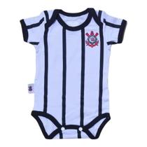 Body Bebê Corinthians Jogo Branco Oficial Body Bebê Corinthians Jogo Branco Oficial