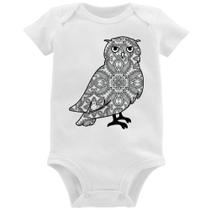 Body Bebê Coruja Mandala - Foca na Moda Body Bebê Coruja Mandala - Foca na Moda