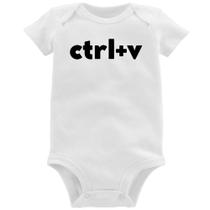 Body Bebê Ctrl+V - Foca na Moda