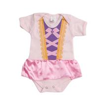 Body Bebê da Princesa Aurora Para Halloween Confortável Body Bebê da Princesa Aurora Para Halloween Confortável