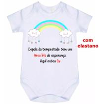 body bebê depois da tempestade tem um arco íris de esperança 1712 body bebê depois da tempestade tem um arco íris de esperança 1712
