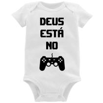 Body Bebê Deus está no controle - Foca na Moda