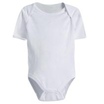 Body Bebê Diversas Cores Liso Manga Curta 100% Algodão P M G