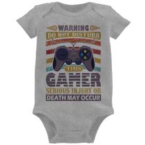 Body Bebê Do Not Disturb This Gamer - Foca na Moda