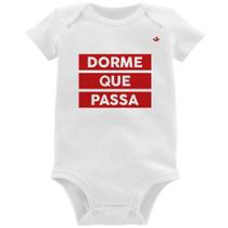 Body Bebê Dorme que passa - Foca na Moda