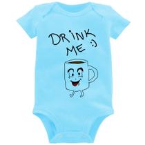 Body Bebê Drink Me - Foca na Moda