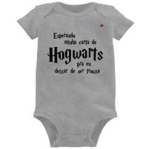 Body Bebê Esperando minha carta de Hogwarts - Foca na Moda