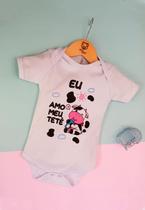 Body Bebê Estampado Tematico vaquinha