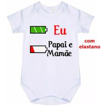 body bebê eu papai e mamãe cód 1389