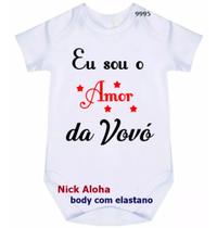 Body bebê eu sou o amor da vovó cód 9995