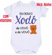 body bebê eu sou o xodó da vovó e do vovô cód 2879 body bebê eu sou o xodó da vovó e do vovô cód 2879